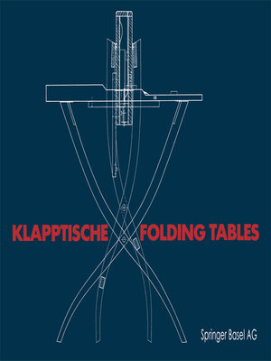 cover image of Klapptische / Folding Tables